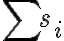 \sum s_i